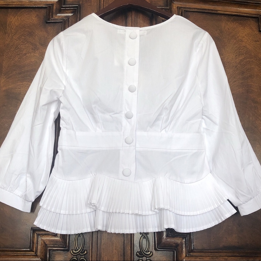 Free Generation Pleat Ruffled Shirt - Picture 3 of 8